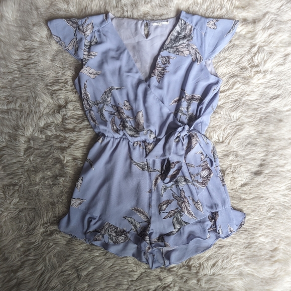 EUC Tularosa Ashby Romper in Chambray Lavender - Picture 3 of 16